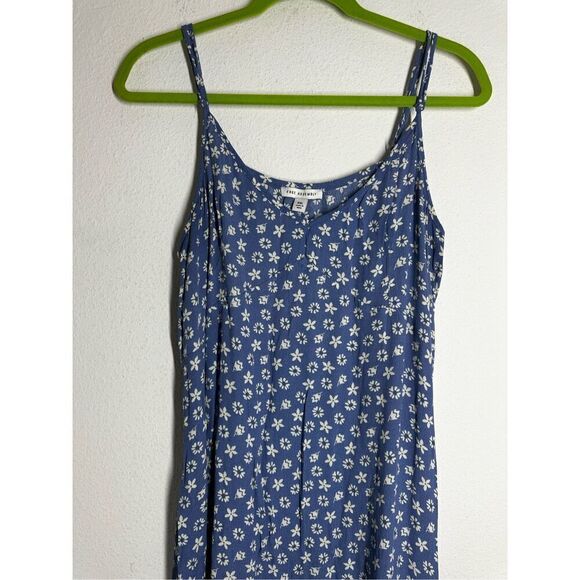 Free Assembly Bohemian Romantic Sky Blue Spaghetti Straps Midi Dress Size XXL - Picture 2 of 16